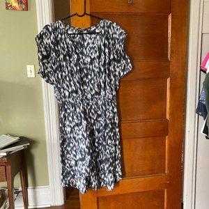 Black, White, Gray Express Dress